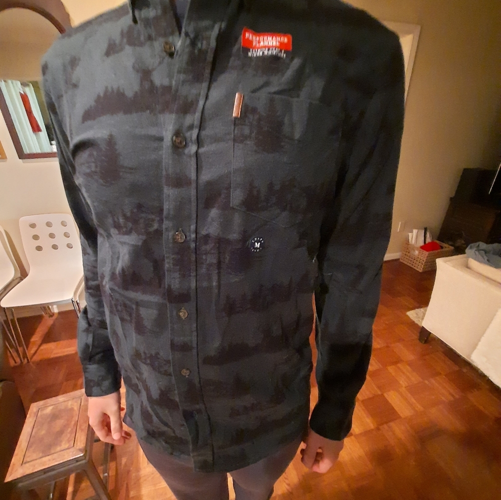 CHAPS performance flannel M Deer soft
